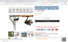 Load image into Gallery viewer, Automatic Fishing Rod Holder universal BUY 1 GET 50% OFF