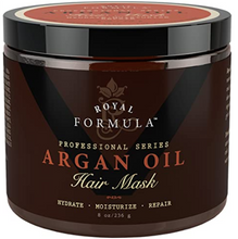 Load image into Gallery viewer, Argan Oil Hair Mask, 100% ORGANIC Argan & Almond Oils - Deep Conditioner, Hydrating Hair Treatment Therapy, Repair Dry Damaged, Color Treated & Bleached Hair - Hydrates & Stimulates Hair Growth, 8 Oz