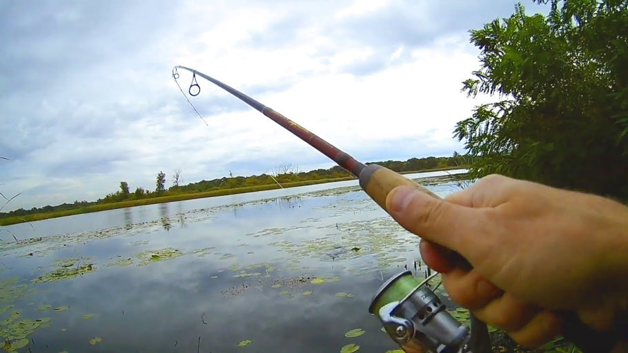 Thick grass fishing