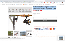 Load image into Gallery viewer, Automatic Fishing Rod Holder universal BUY 1 GET 50% OFF
