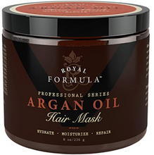 Load image into Gallery viewer, Argan Oil Hair Mask, 100% ORGANIC Argan &amp; Almond Oils - Deep Conditioner, Hydrating Hair Treatment Therapy, Repair Dry Damaged, Color Treated &amp; Bleached Hair - Hydrates &amp; Stimulates Hair Growth, 8 Oz
