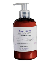 Load image into Gallery viewer, L&#39;emarie Overnight Repair Hair Treatment Leave-in Serum For Damaged, Over-processed &amp; Color Treated Hair 8.6oz
